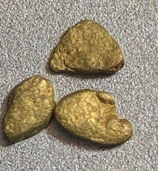 Lovely Group 0.  321 Gram Natural Gold Nugget Collector Specimen Colorado