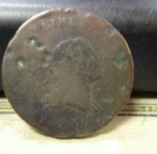 1797 1 Over 1 Half Cent Liberty Cap 1/2 Cent