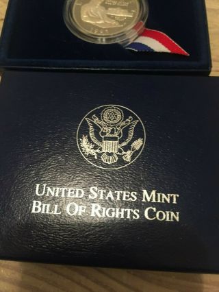 1993 Bill of Rights Commemorative Coins Silver Half Dollar Proof Coin 3