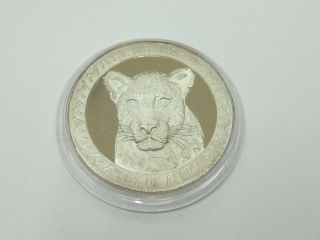 Uganda 2002 Leopard Silver Proof Big Five