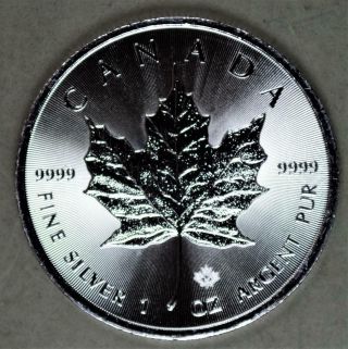 Canada 2015 5 Dollars Maple Leaf 1 Ounce Silver Coin