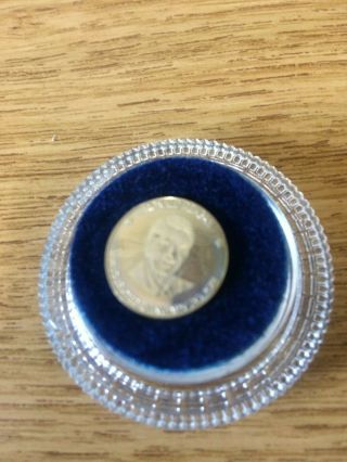 The Danbury 1981 Ronald Reagan Inaugural 14k Gold Coin