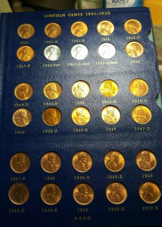 Complete 1941 - 1961 Gem Uncirculated Wheat Cent Penny Set