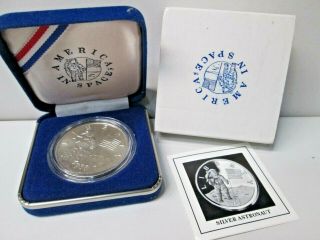 1988 Liberty Astronaut Silver Commemorative Coin