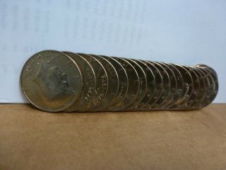 1976 - D Uncirculated / Bu Kennedy Half Dollar 20 Coin Roll - Clad