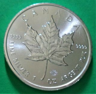 2017 Canada Silver Maple Leaf 1 Oz.  9999 Fine Silver Round