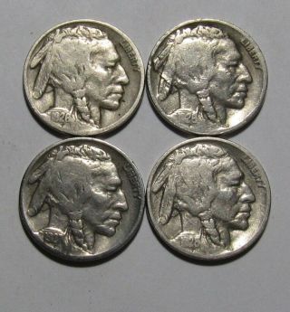 1926 1926 D 1927 1928 Buffalo Nickel - Mixed - 103su