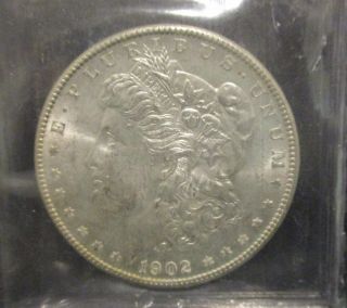 BU 1902 - O Morgan Silver Dollar - OLD IGA Independent Grading Assoc. ,  Inc.  730130 2