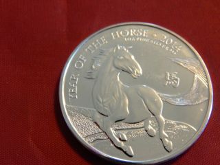 2014 1 Oz.  2 Pounds Great Britain Year Of The Horse