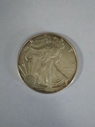 2011 American Silver Eagle.  1 Oz Pure.  999 Silver