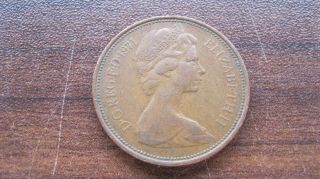 Coin From Great Britain - 2 Pence - Dated 1971 - 48 Years Old