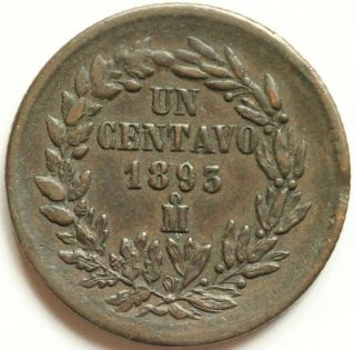 Mexican 1 Un Centavo One Cent 1893 122