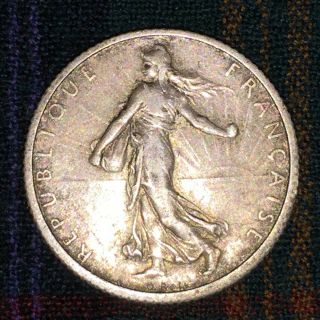 France 1 Franc 1917 - Patina Vf