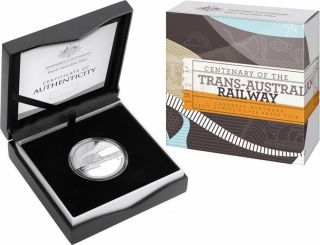2017 Australia Trans Australian Railway Centenary Silver Proof Coin Canberra