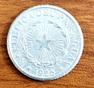 1925 Paraguay,  1 Peso.  Xf