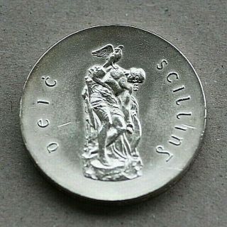 1966 Ireland,  10 Shillings,  Silver,  Km18,  Irish Easter Rebellion