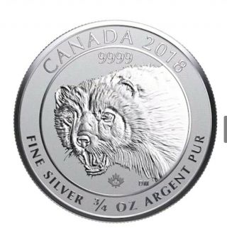 Royal Canadian 3/4 Oz Silver Coin 9999