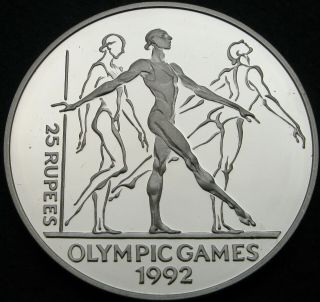 Seychelles 25 Rupees 1993 Proof - Silver - 1992 Summer Olympics - 1484 ¤