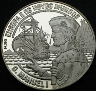 Portugal 25 Ecu 1994 Proof - Silver - D.  Manuel I.  - 1291 ¤
