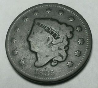 1835 N - 5 Large Cent 2