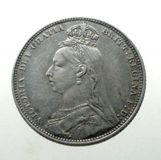 Queen Victoria Silver Shilling_great Britain_minted 1889_63 Year Reign