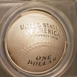 2014 - P PCGS Baseball Hall of Fame Silver Dollar PROOF - 69 DCAM PETE ROSE Auto 6