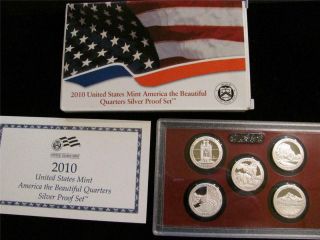 2010 - S America The Quarters Silver Proof Set With Mf - 2122