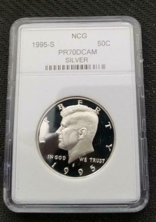 1995 - S Kennedy Silver Half Dollar 50 Cent Pr Proof Dcam Us Coin