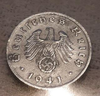 1941 F Nazi Germany Third Reich 1 Pfenning