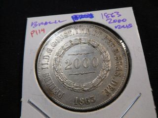 R114 Brazil 1863 2000 Reis