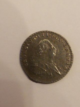1800 Maundy Penny George Iii British Silver Coin