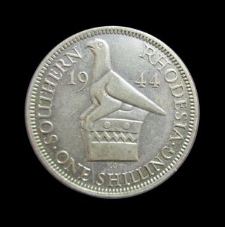 Southern Rhodesia Shilling 1944 George Vi Silver Km 18a 1094