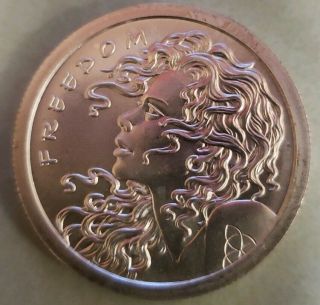 2013 1 Oz Silver Coin Freedom Girl Silver Bullet Silver Shield Sbss.  999 Silver