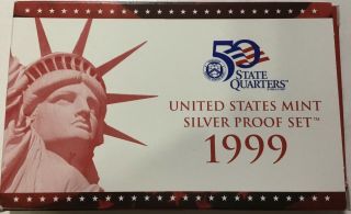 1999 Silver Proof Set With All And