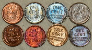 UNC - BU 1930P,  1930D,  1931P,  2x 1932P,  1932D,  1933P,  & 1935 - S Lincoln Cents 2