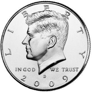 2009 Kennedy Half Dollar Set P&d (2 Coin Set) Bu Choice Quality No S/h 3243