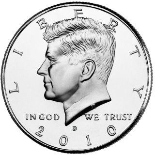 2010 Kennedy Half Dollar Set P&d (2 Coin Set) Bu Choice Quality No S/h 2783
