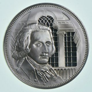 Sterling - Declaration Of Independence Signers.  925 Silver 31.  1g Round 124