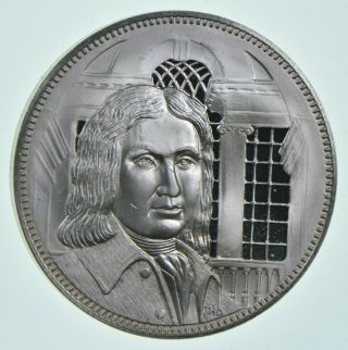 Sterling - Declaration Of Independence Signers.  925 Silver 31.  9g Round 058