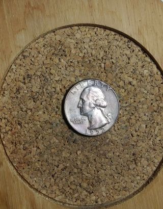 1952 P 25c Washington Quarter 90 Silver Coin Wq803 Old " Tuck "