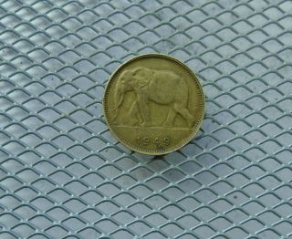 Belgium Congo 1 Franc 1949