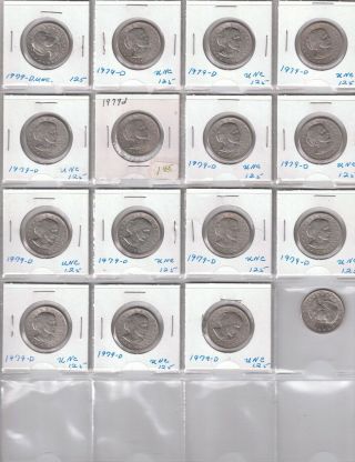 16 Susan B Anthony Dollar 1979 - D - Coins