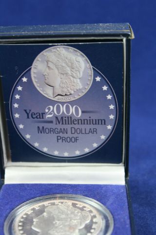 2000 Republic Of Liberia Silver Morgan Dollar Proof