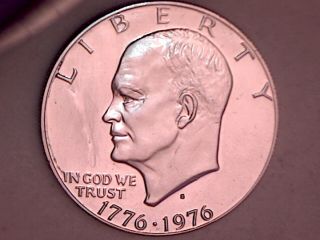 1976 - S 40 Silver Proof And Clad Eisenhower Dollars -