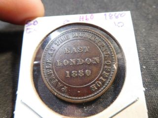 H60 South Africa 1880 East London Penny