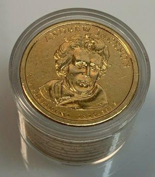 2008p - Andrew Jackson $1 Presidential Golden Dollar Coins (10)