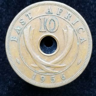 East Africa Bronze 10 Cents 1956
