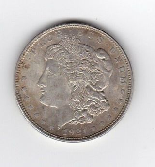 Morgan 1921 Silver Dollar Toned