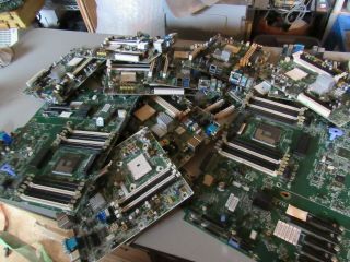19 Pounds Motherboards Computer Boards Scrap Gold Recovery,  2 Big Server Boards