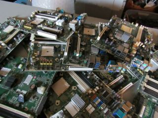 19 Pounds Motherboards Computer Boards Scrap Gold Recovery,  2 big server boards 4